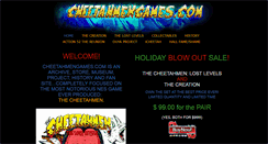 Desktop Screenshot of cheetahmengames.com
